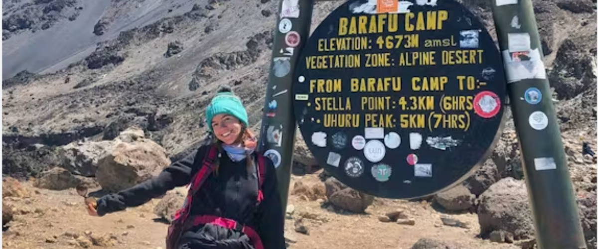 Volunteers exploring the Serengeti and hiking near Mount Kilimanjaro in Tanzania